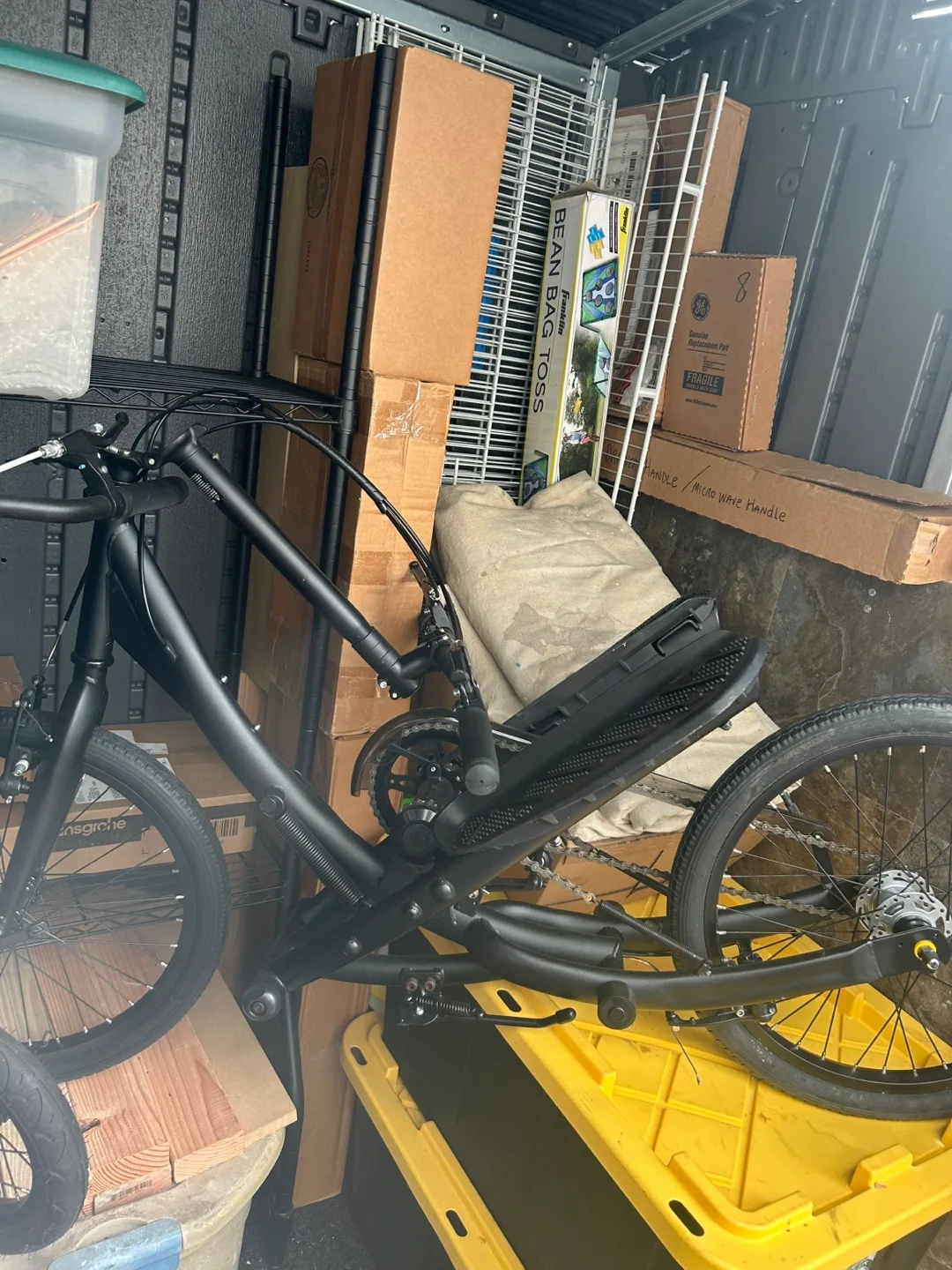 Black Outdoor elliptical Bike image indicator(4)