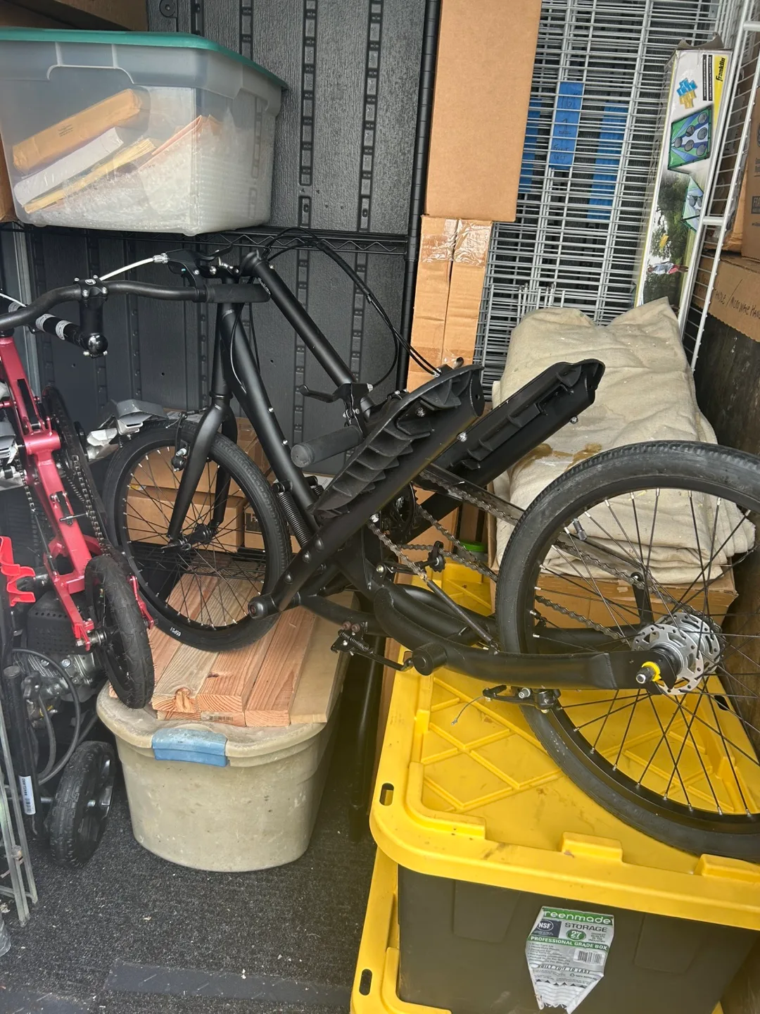 Black Outdoor elliptical Bike image indicator(5)