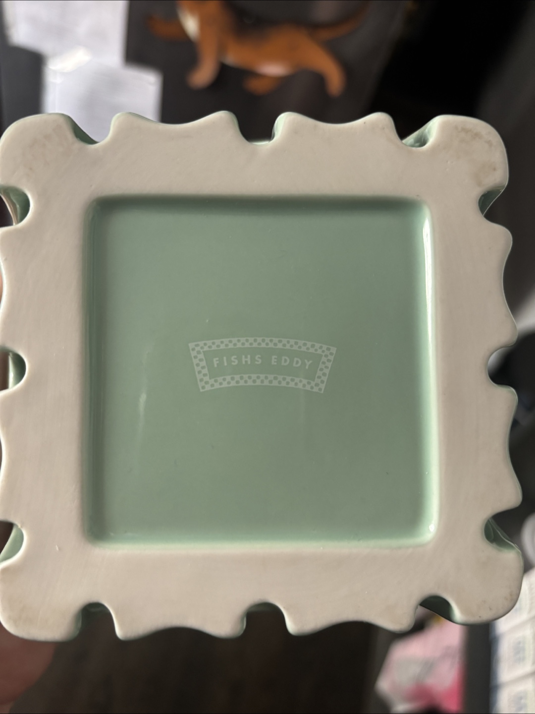 “Fish’s Eddy” Ceramic Berry Basket - Mint Green - photo 2