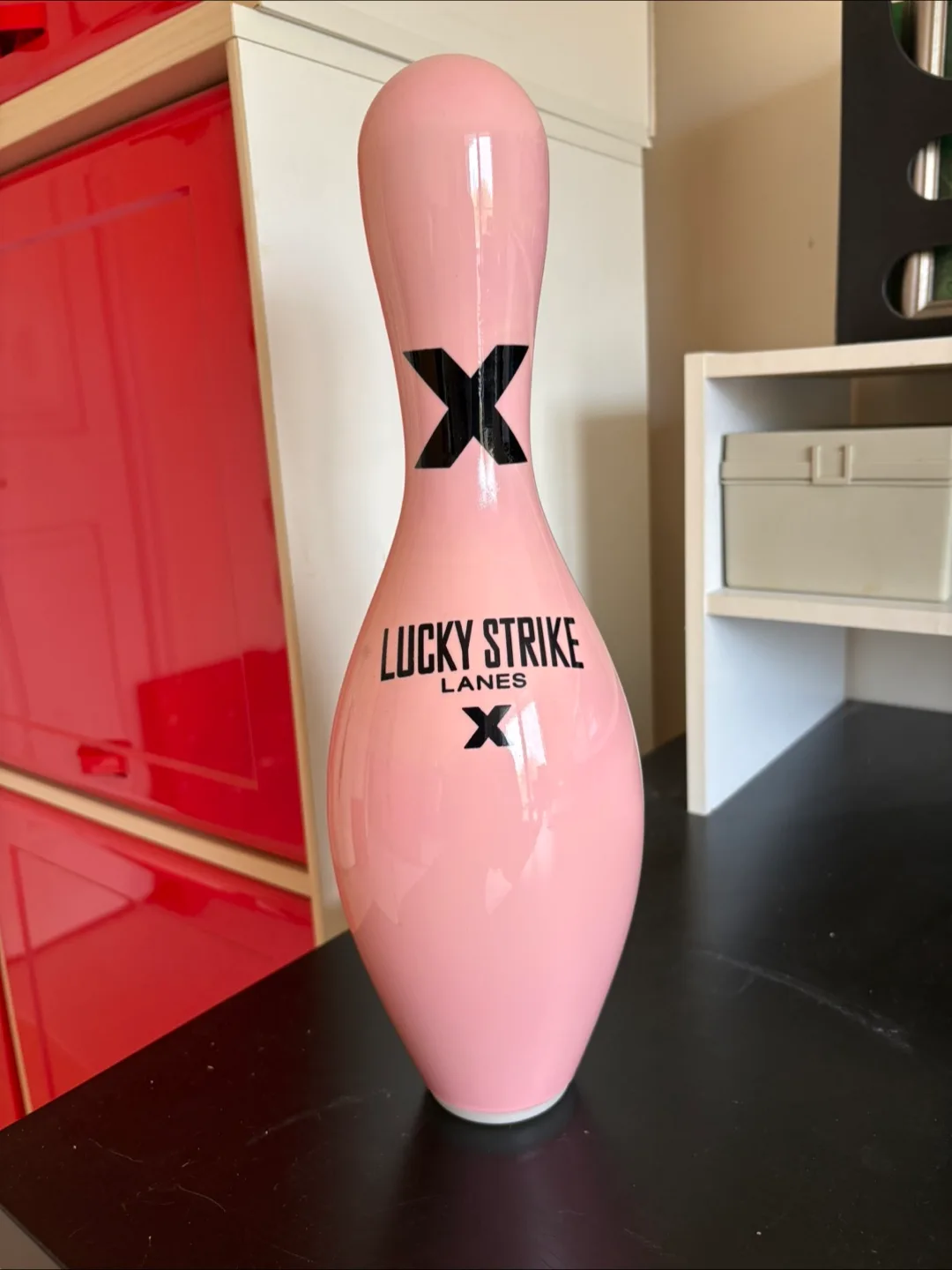 Pink Lucky Strike Lanes Bowling Pin thumbnail