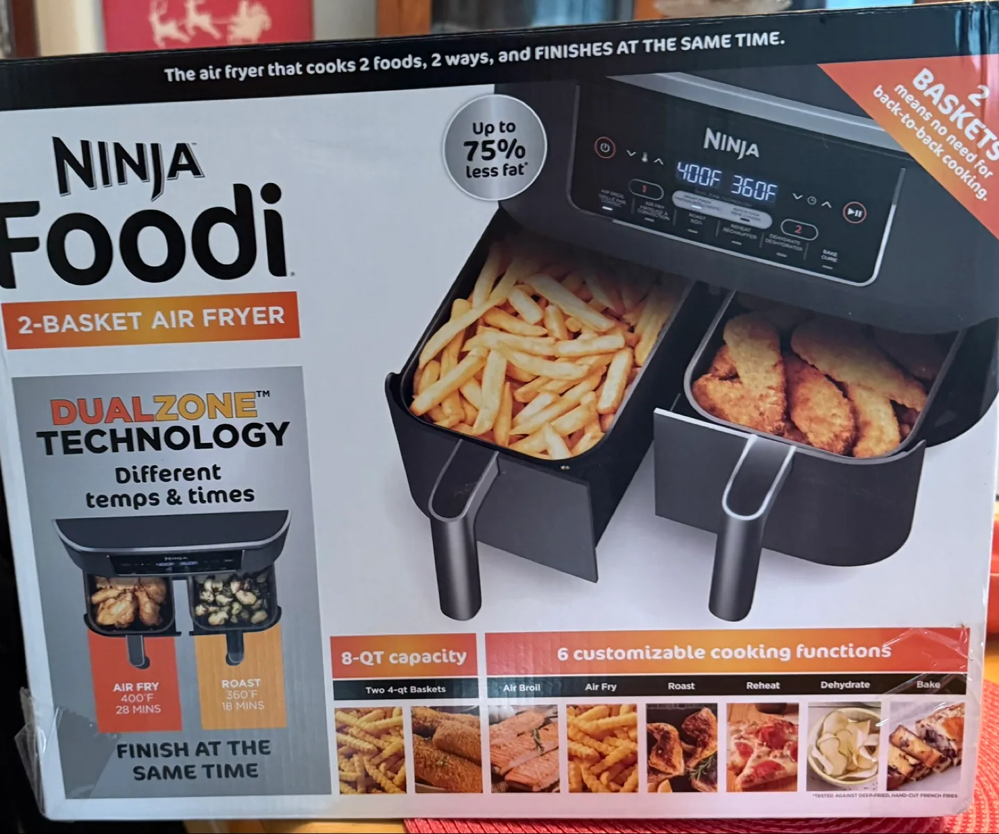 Ninja Foodi 2-Basket Air Fryer image indicator(2)