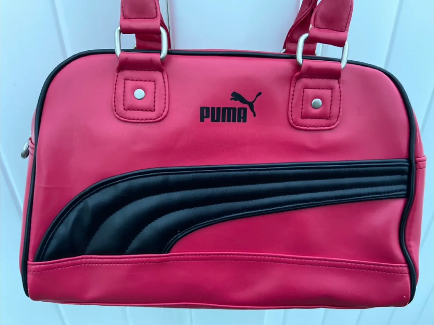 Vintage Puma Pink Handbag thumbnail