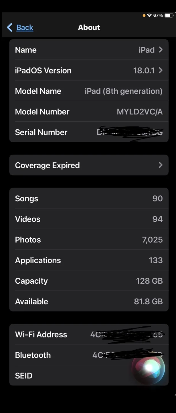 iPad 8th Generation, 128GB, Space Grey image indicator(2)