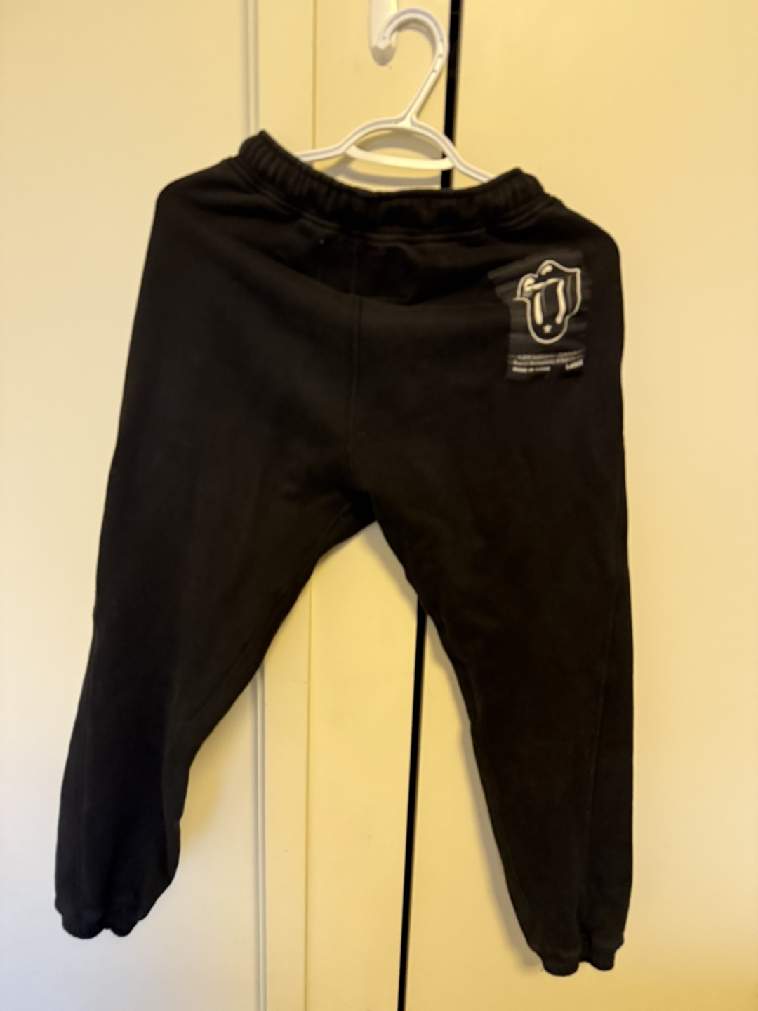Rolling Stones Black Joggers - Size Large