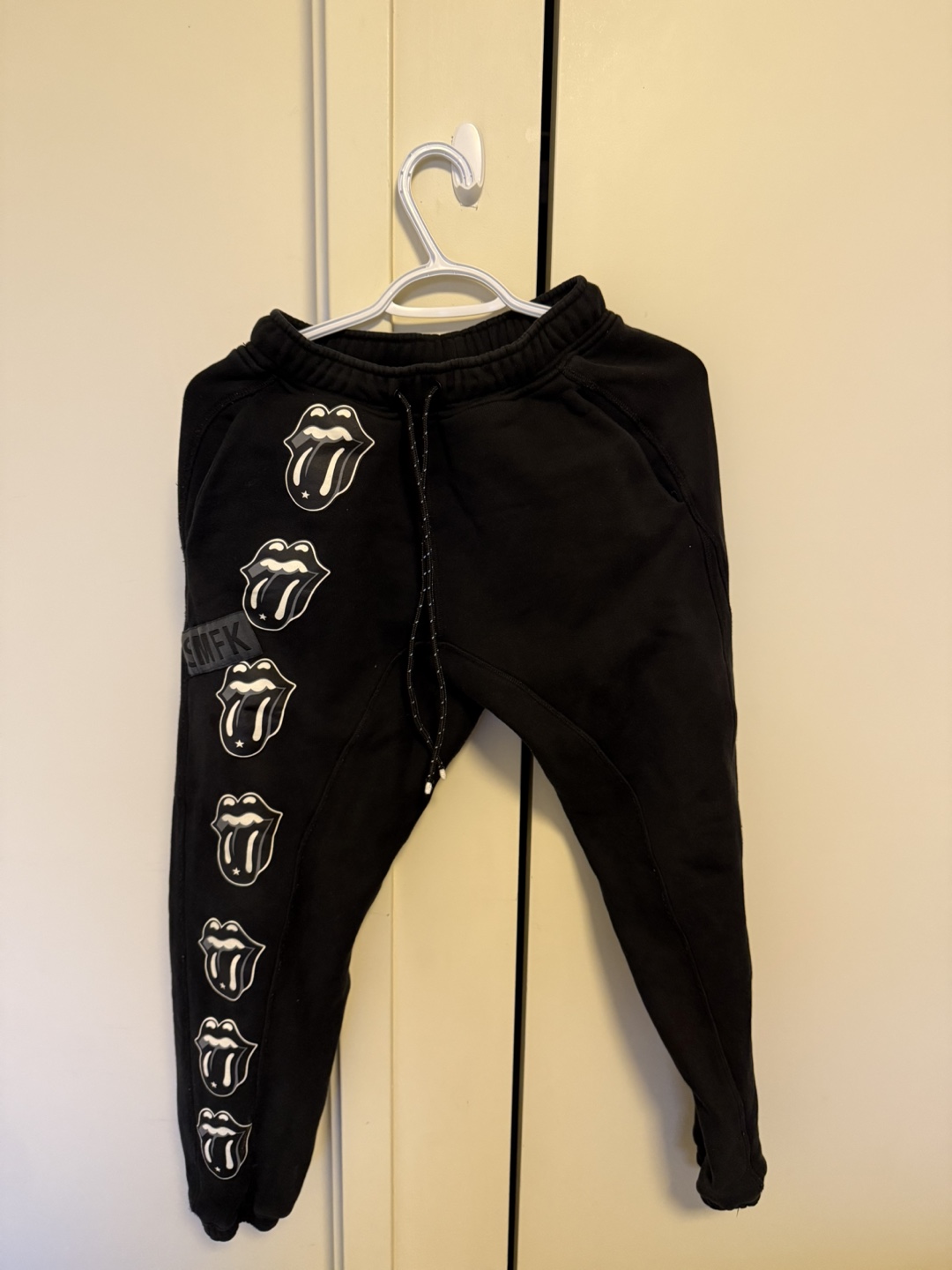Rolling Stones Black Joggers - Size Large - photo 5