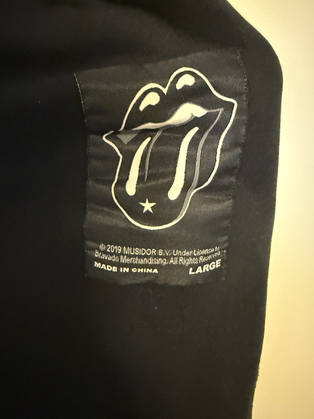 Rolling Stones Black Joggers - Size Large - photo 2