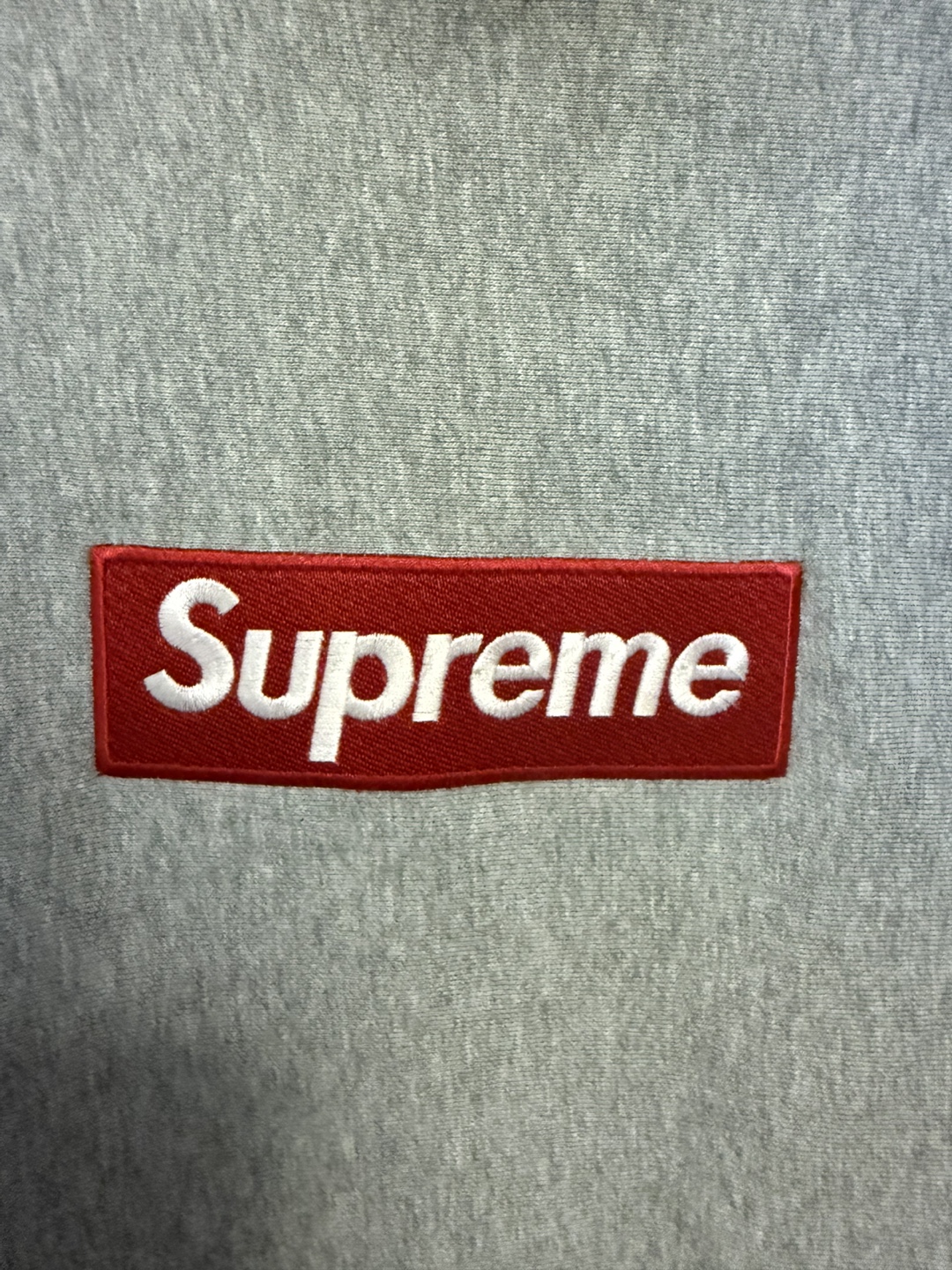 Supreme Box Logo Crewneck Sweatshirt - Grey - Medium - photo 2