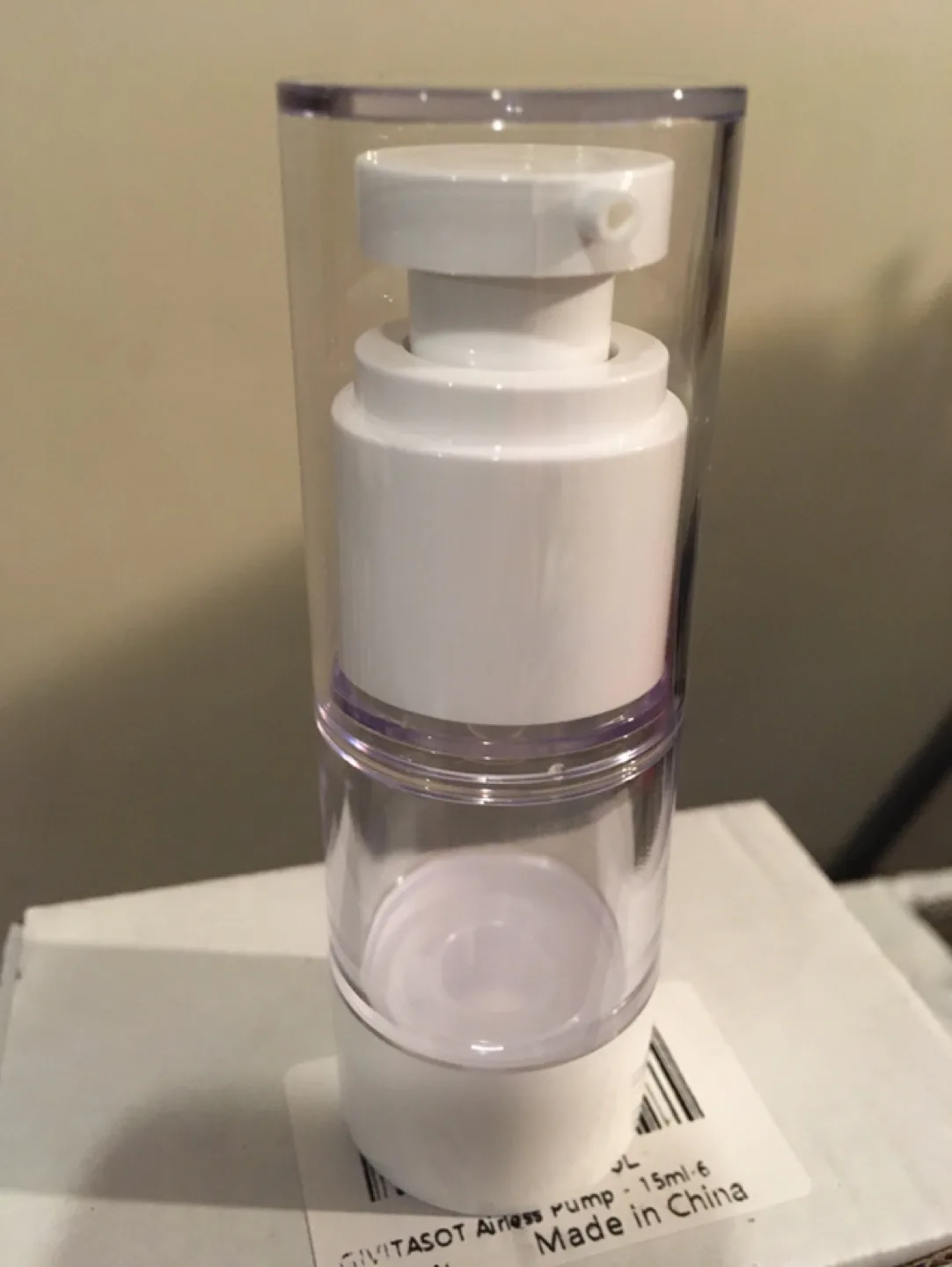 Empty 15ml Airless Pump Bottle   X   4 image indicator(2)