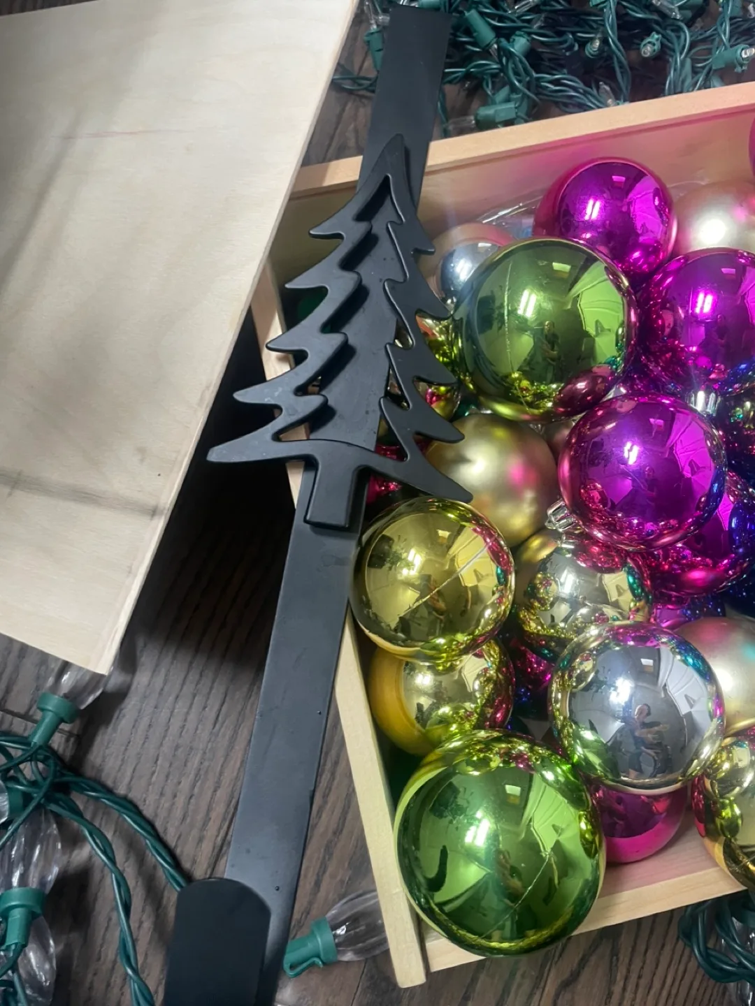 Party/Christmas Decorations Bundle - Ornaments, Lights, & Tree image indicator(4)