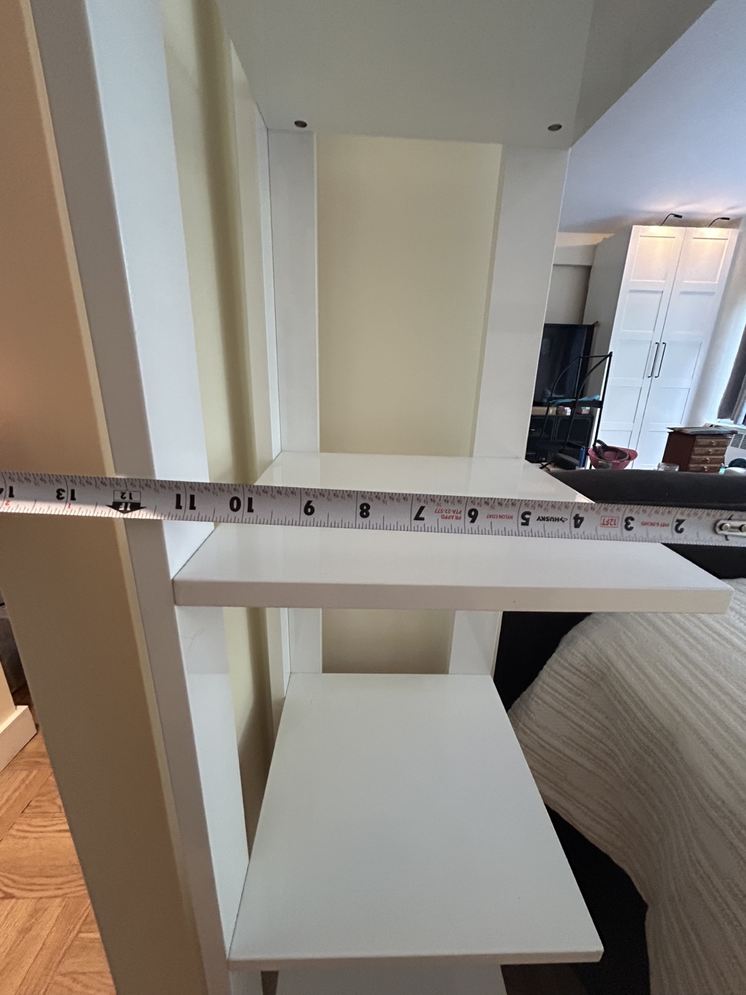 White 5 Shelf Corner Unit - photo 2