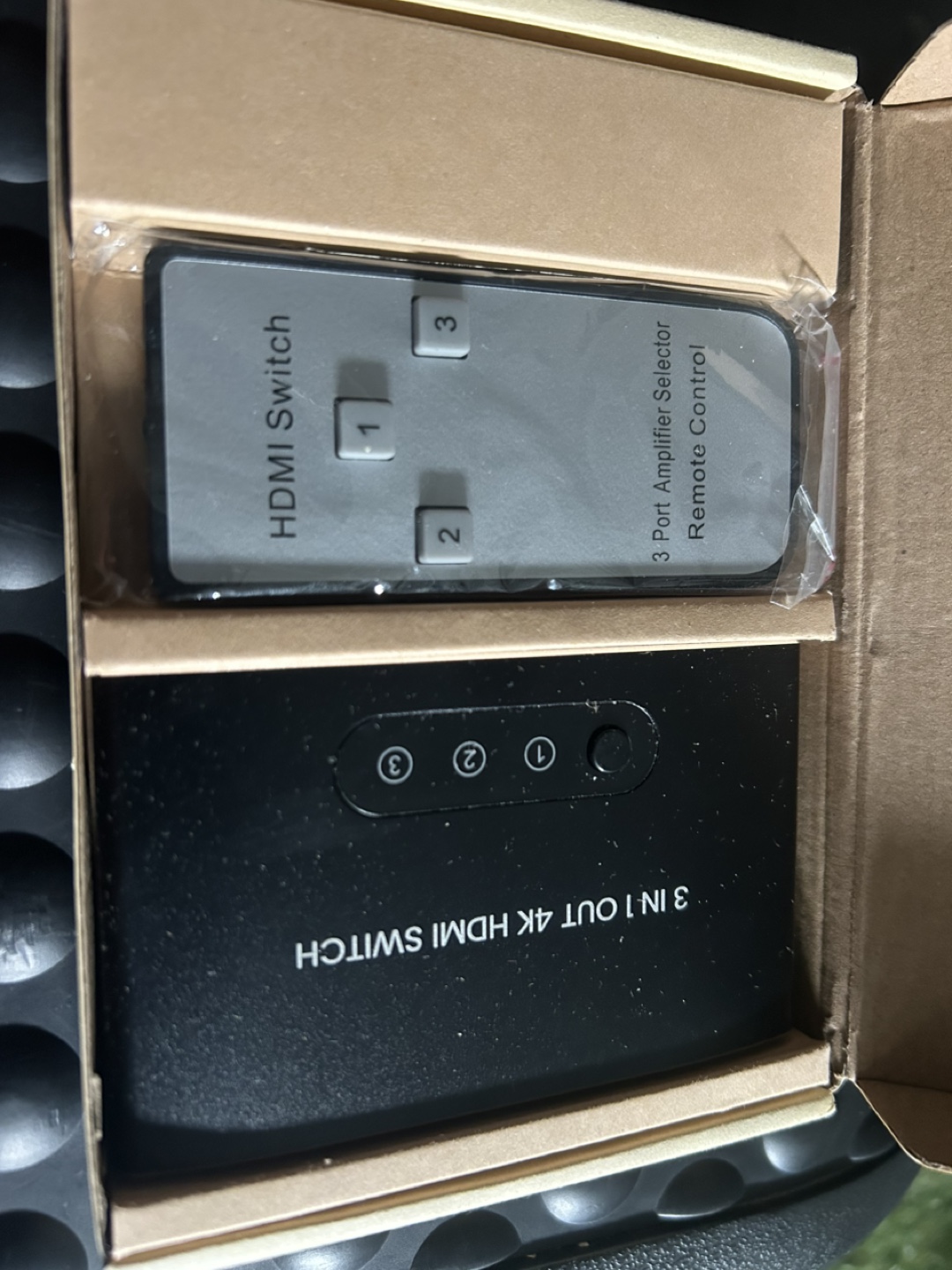 VWVHAR 3-Port 4K HDMI Switch with Remote