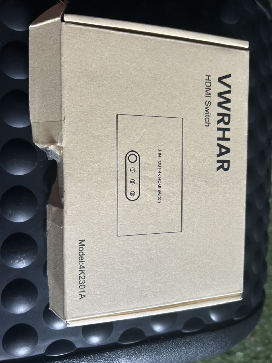 VWVHAR 3-Port 4K HDMI Switch with Remote - photo 2