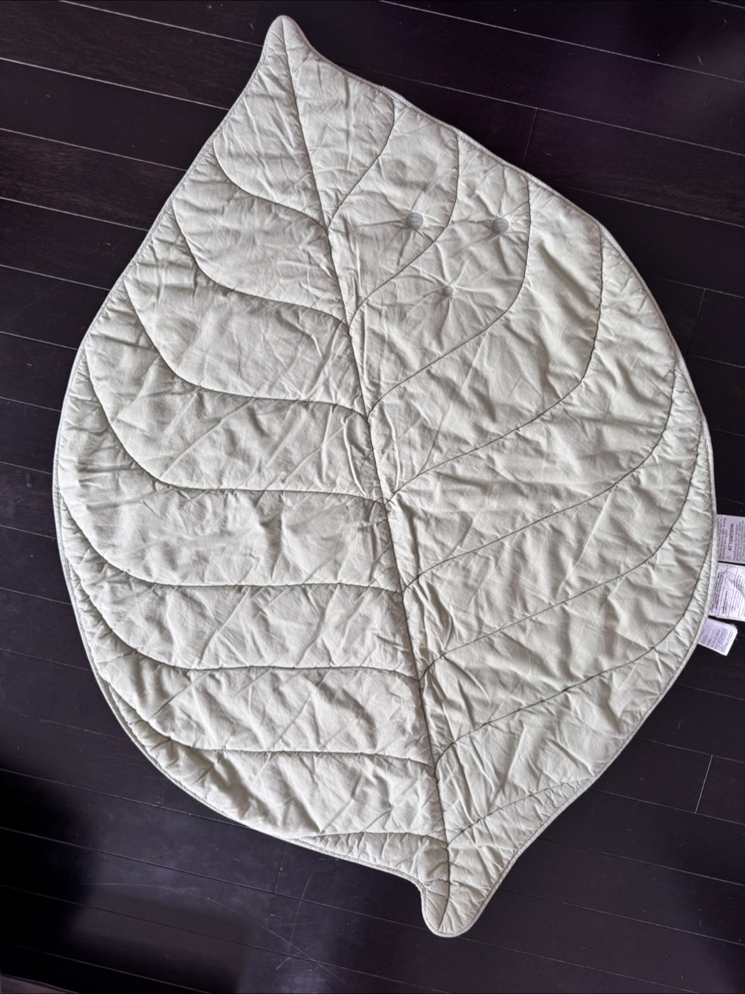 snuggle me infant lounger + cover & H&M leaf shaped baby mat - photo 3