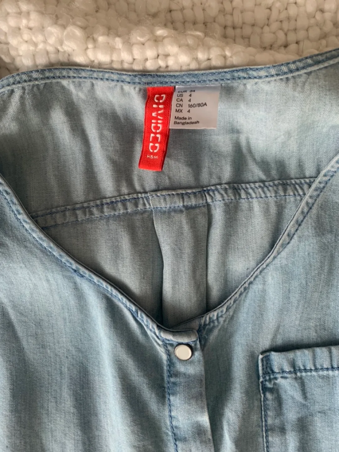 H&M Denim Dress🦋 image indicator(2)