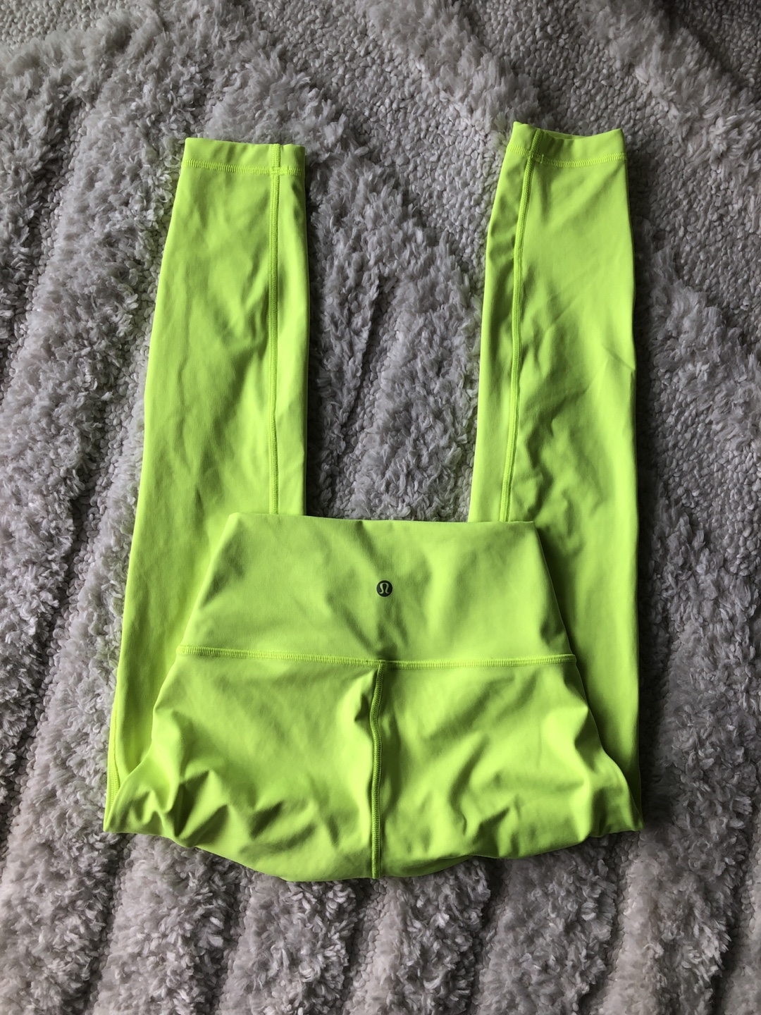 Lululemon Align High-Rise Leggings - Size 4 - Neon Yellow - photo 2