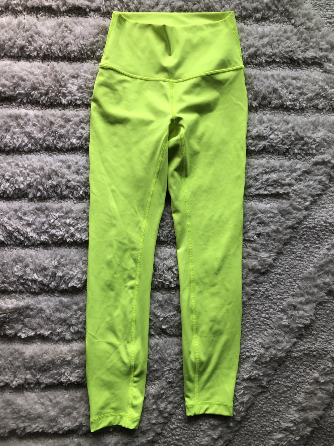 Lululemon Align High-Rise Leggings - Size 4 - Neon Yellow