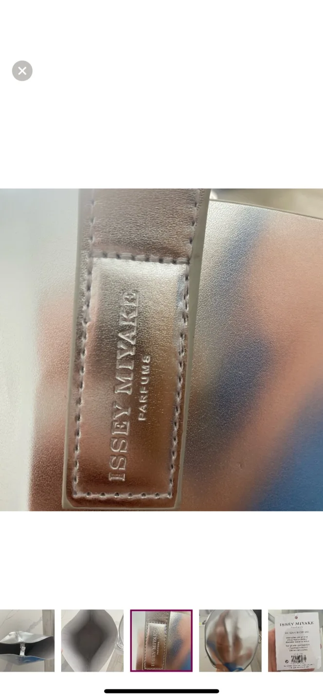 Silver Metallic Tote Bag 🥕 image indicator(6)