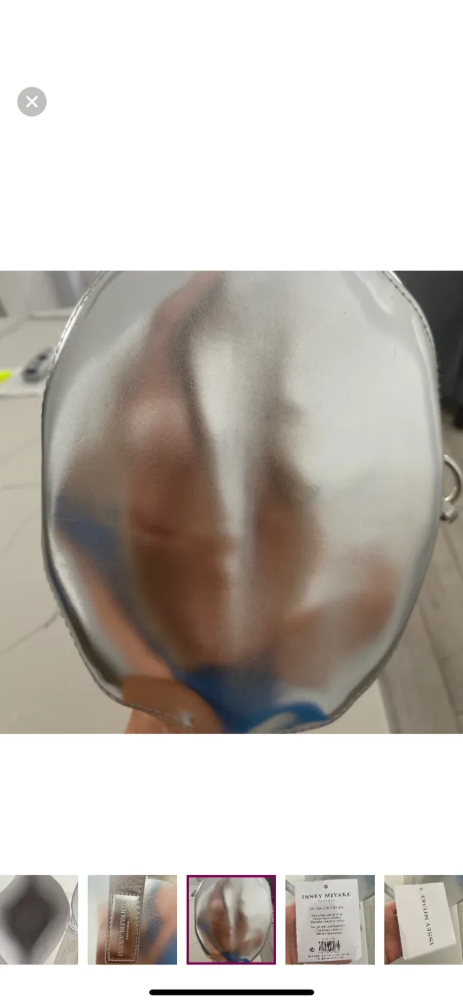 Silver Metallic Tote Bag 🥕 image indicator(7)