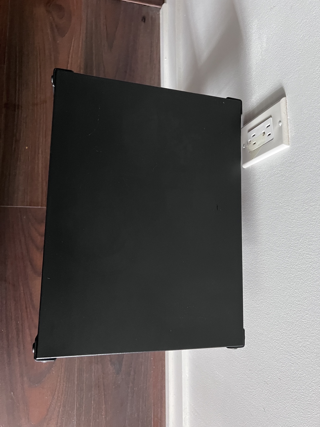 Black Metal Two-Tier IKEA Side Table - photo 3