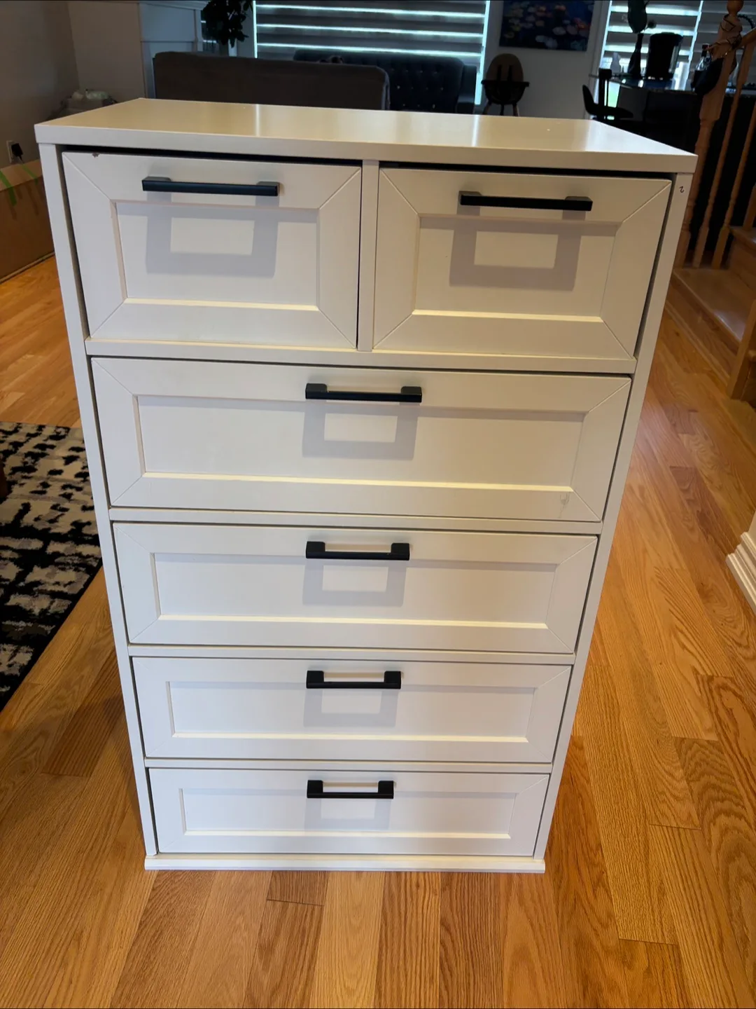 White 4 Drawer Chest of Drawers thumbnail