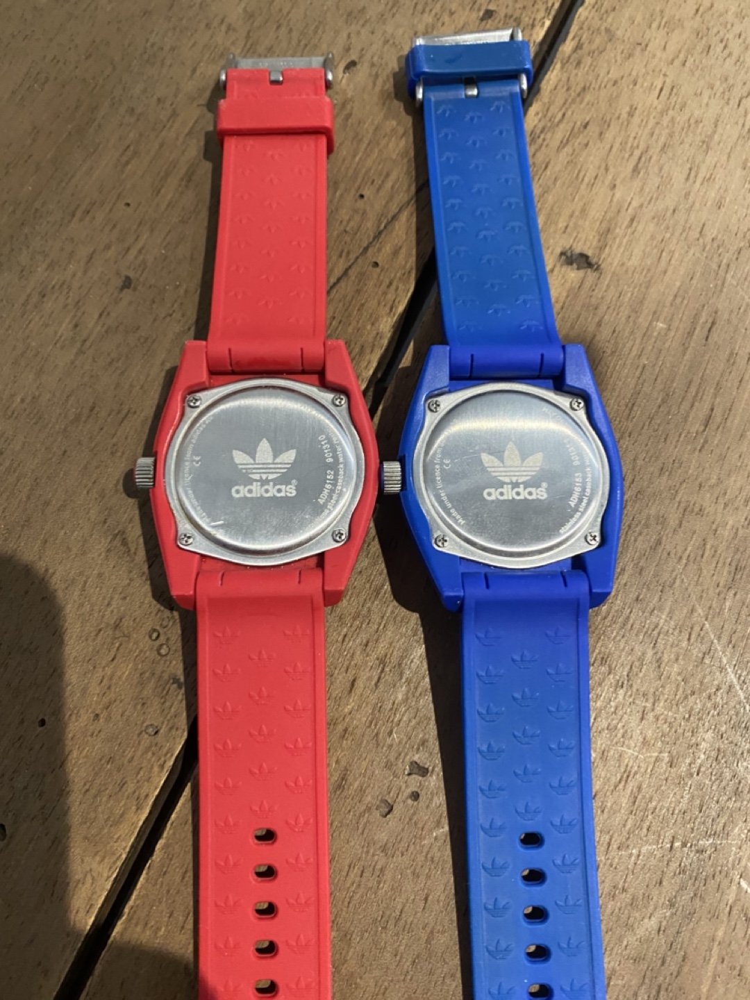 Pair of Adidas Watches - Red and Blue - photo 5