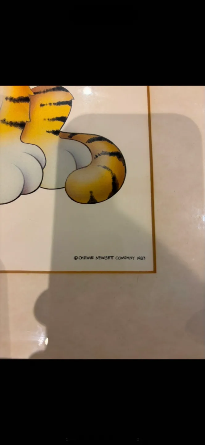 Framed Chewie Mewgett Company Tiger Print image indicator(4)