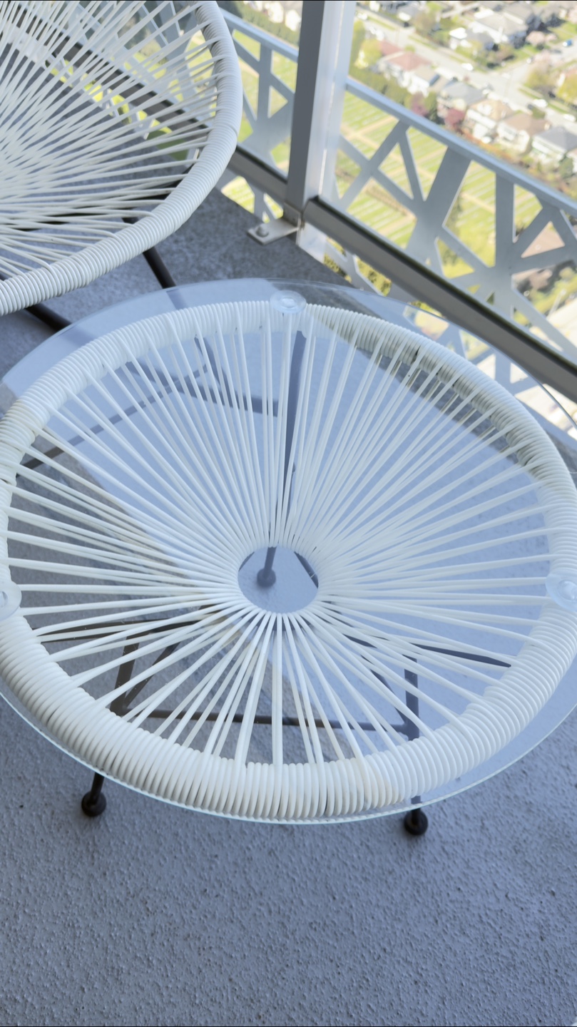 Patio Conversation Set - 2 Chairs and Table