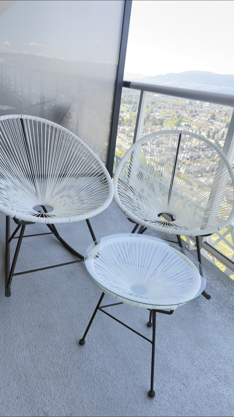 Patio Conversation Set - 2 Chairs and Table - photo 2