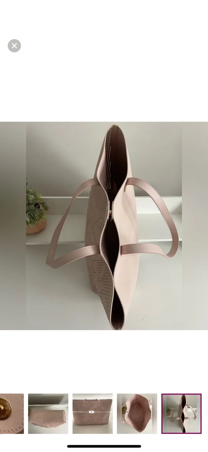 Pink Tote Bag 💚 image indicator(10)