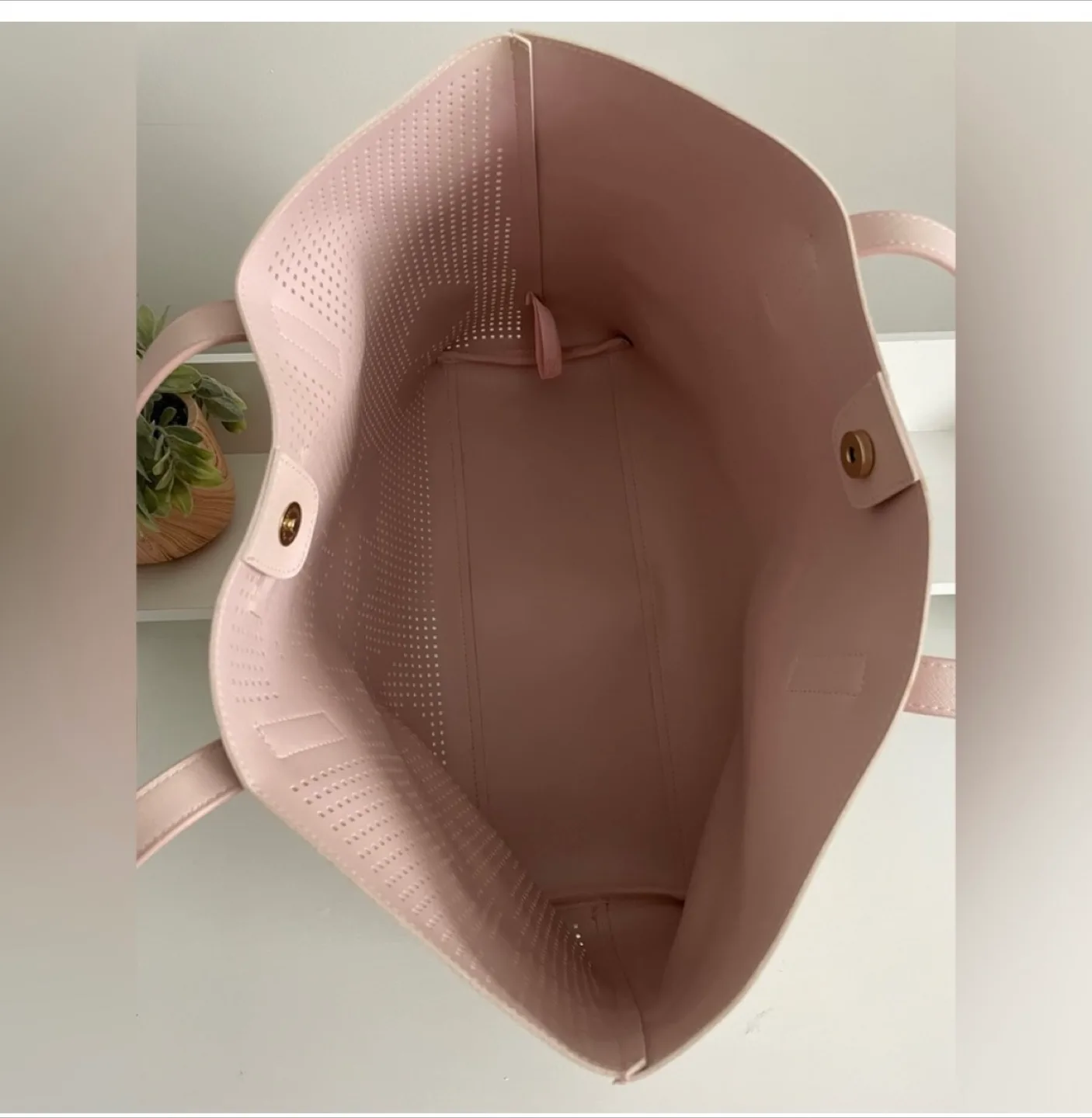 Pink Tote Bag 💚 image indicator(9)