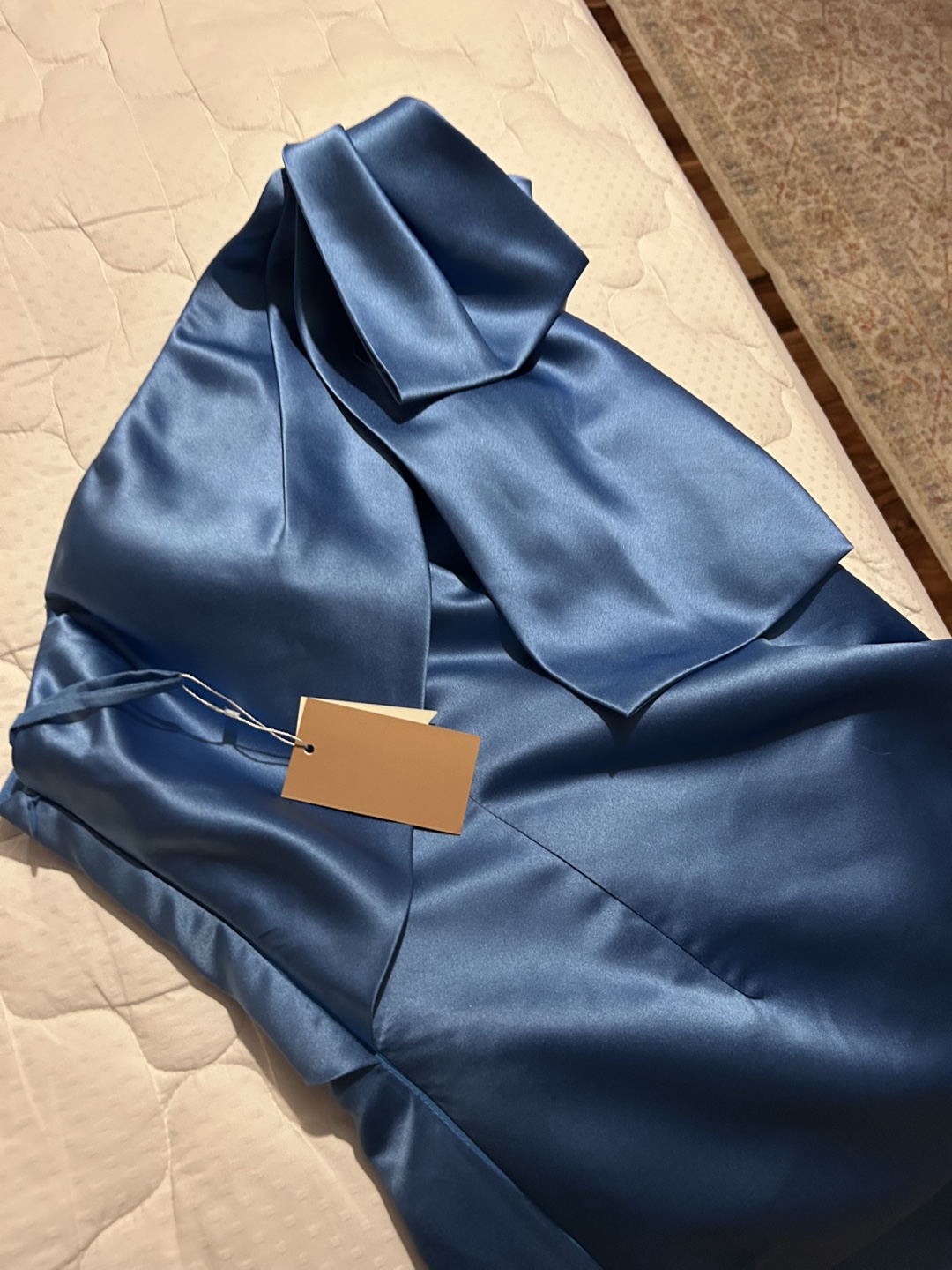 Miss Sacco One-Shoulder Satin Maxi Dress - photo 4