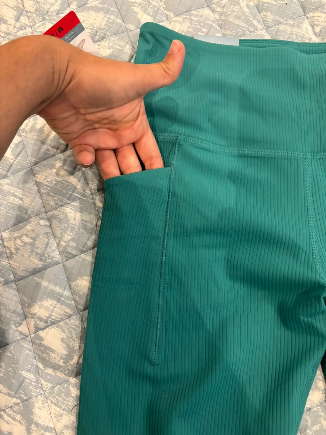 Tuff Veda Ribbed Leggings - Size Medium image indicator(3)