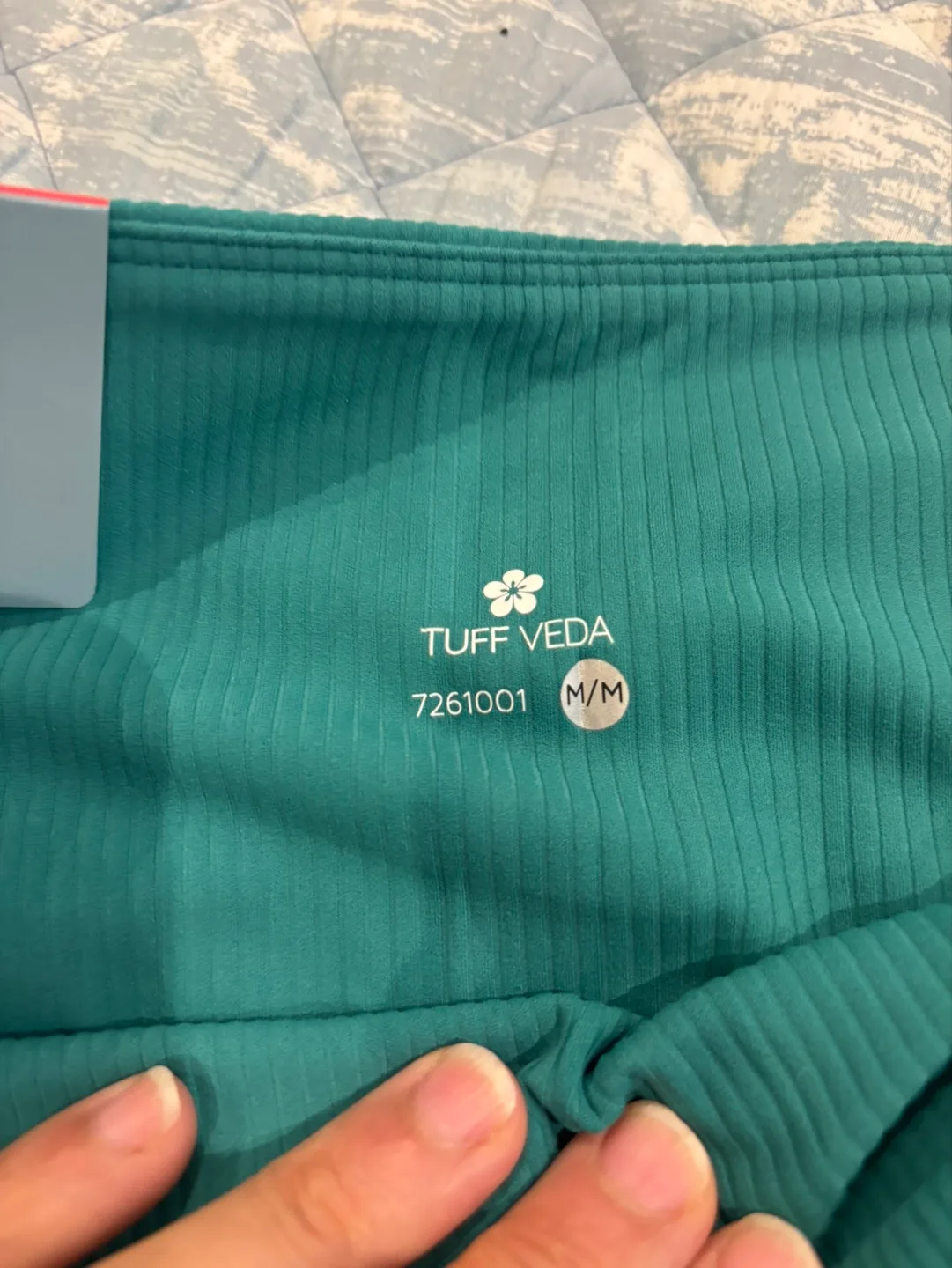 Tuff Veda Ribbed Leggings - Size Medium image indicator(4)