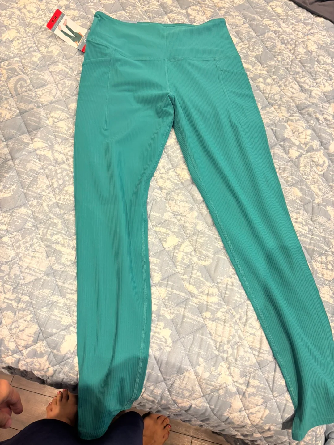 Tuff Veda Ribbed Leggings - Size Medium image indicator(2)