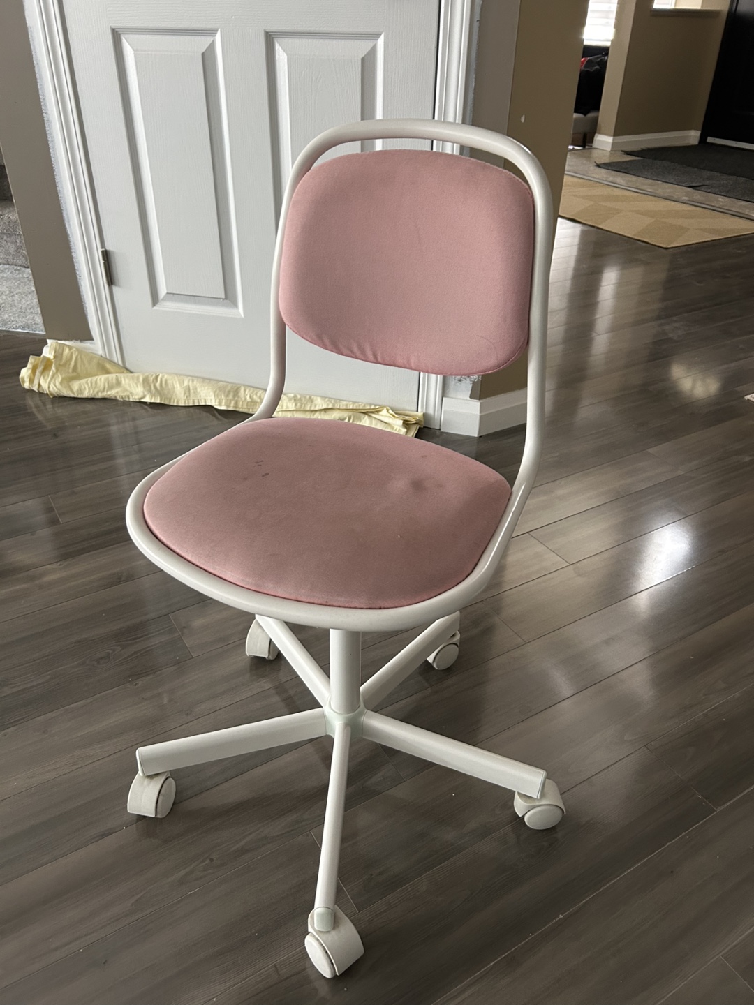Pink Ikea kids Swivel Chair