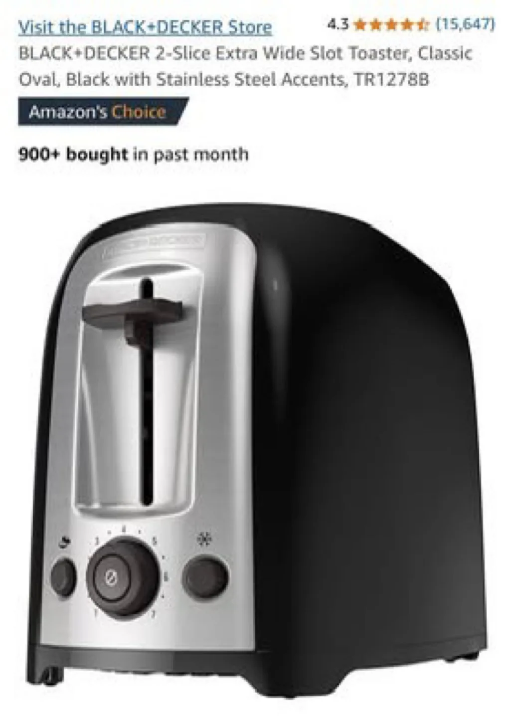 Toaster 2-Slice Extra Wide Slot thumbnail