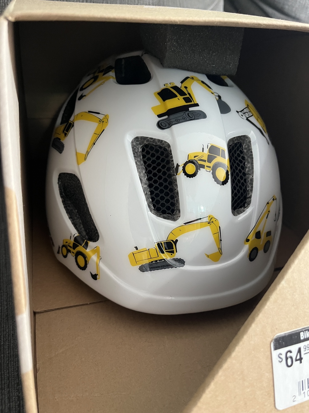 BNIB Toddler bike helmet - Lazer “Diggers” design - photo 2