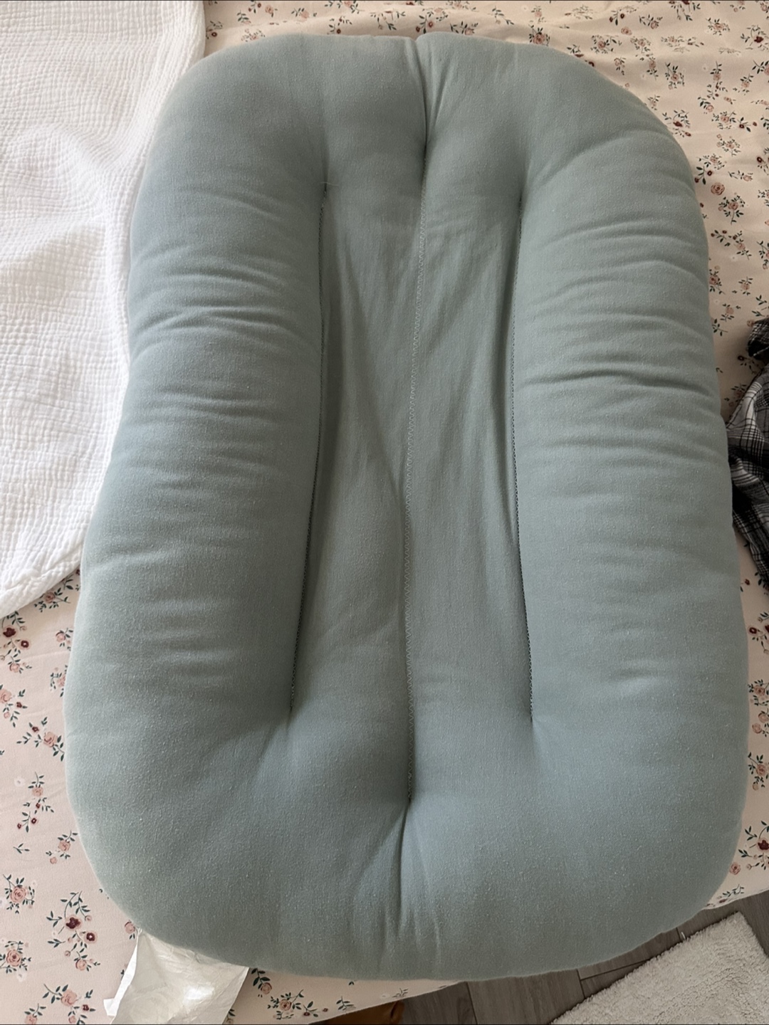 Snuggle Me Organic Lounger - Moss Green - photo 2