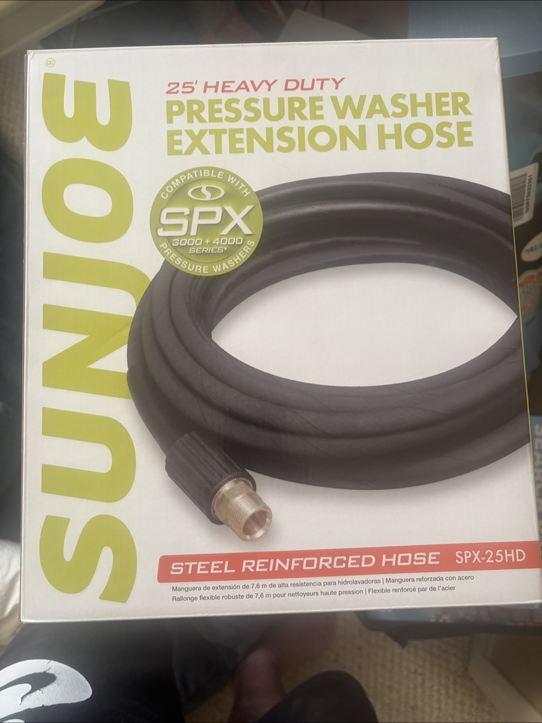 25-foot Heavy-Duty Pressure Washer Extension Hose