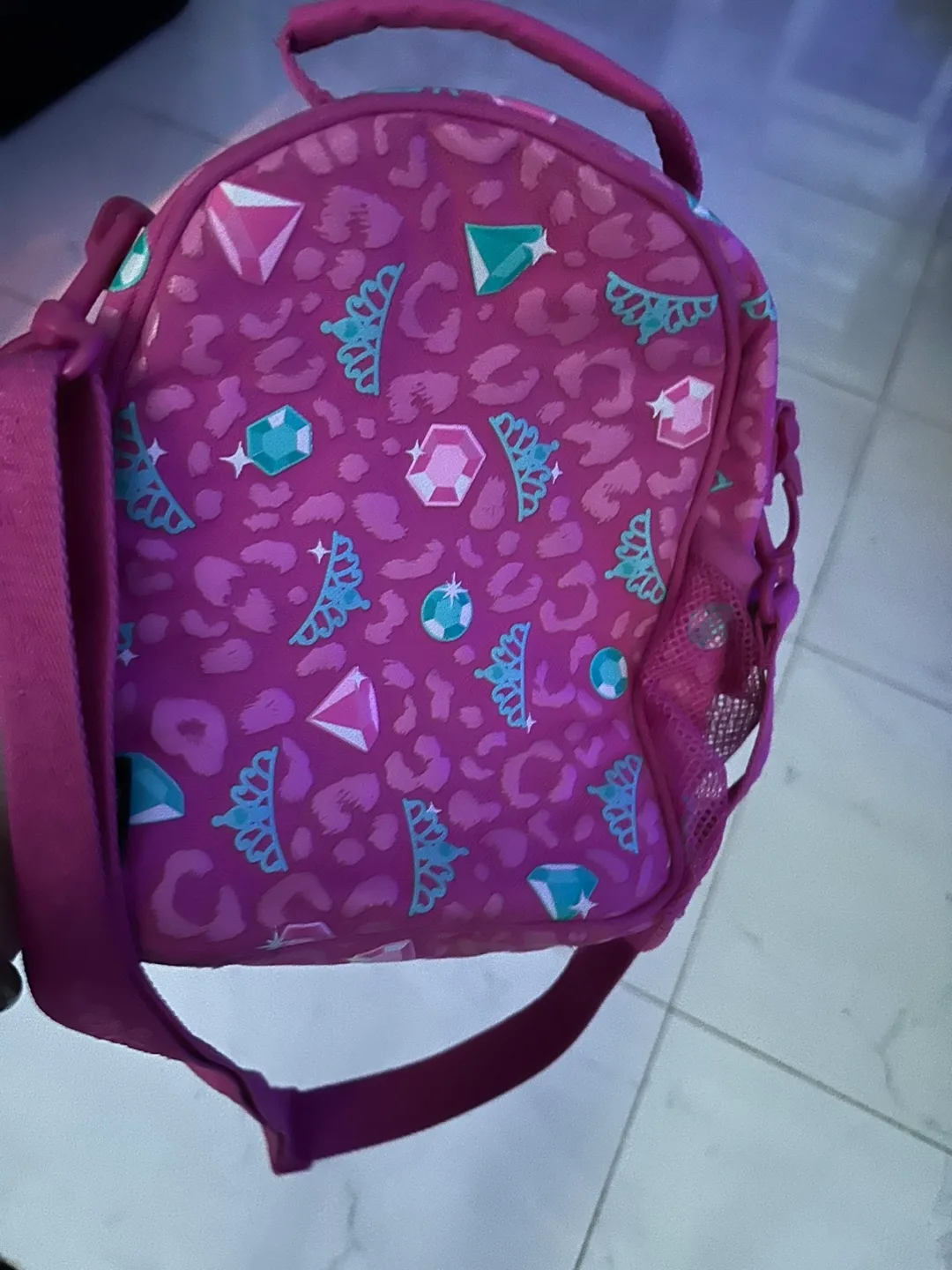 Adorable Pink Cat Insulated Lunch Bag image indicator(2)