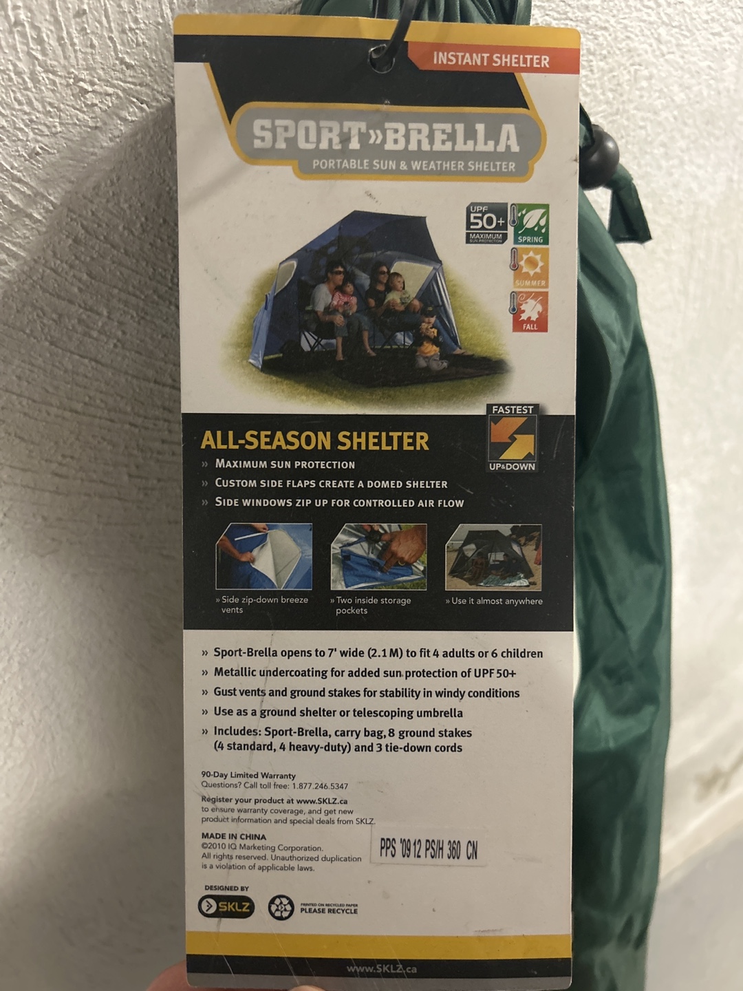 SKLZ Sport-Brella Portable Sun & Weather Shelter - photo 2