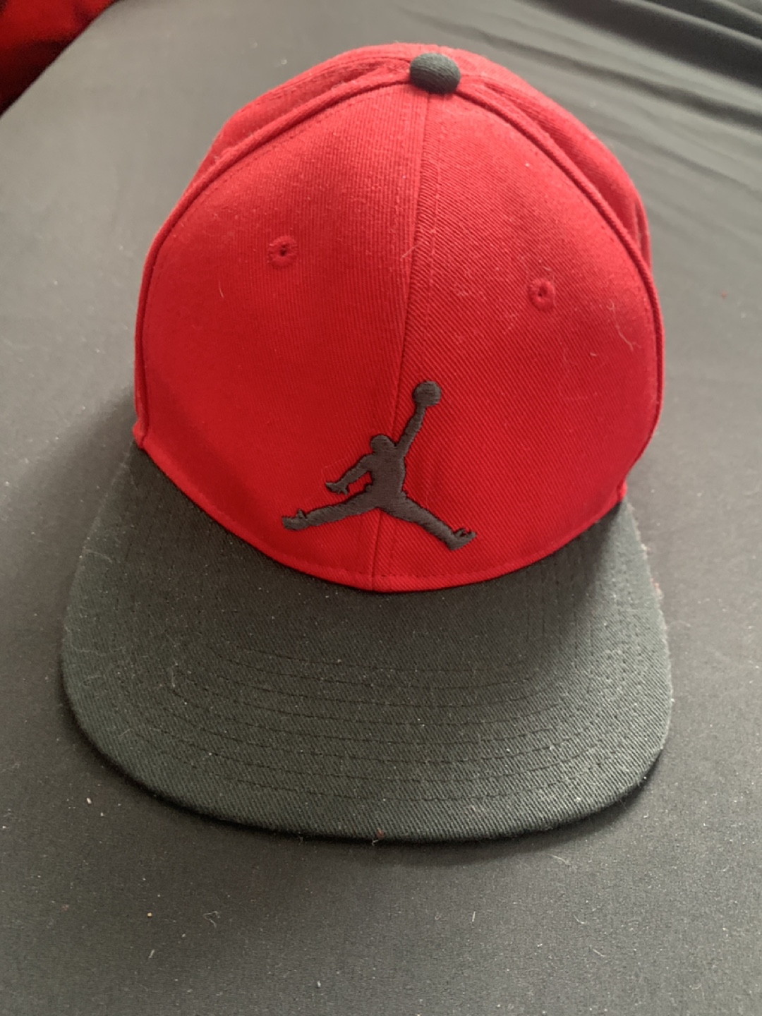 Jordan Brand Red & Black Fitted Hat
