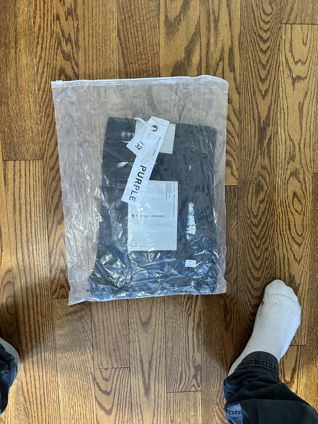 black purple jeans size 32 - photo 4