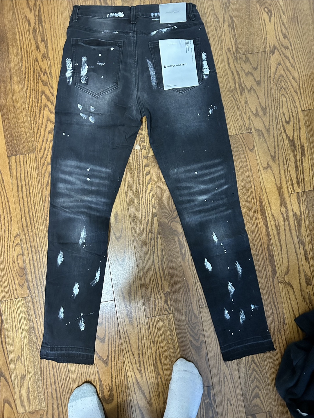 black purple jeans size 32 - photo 2