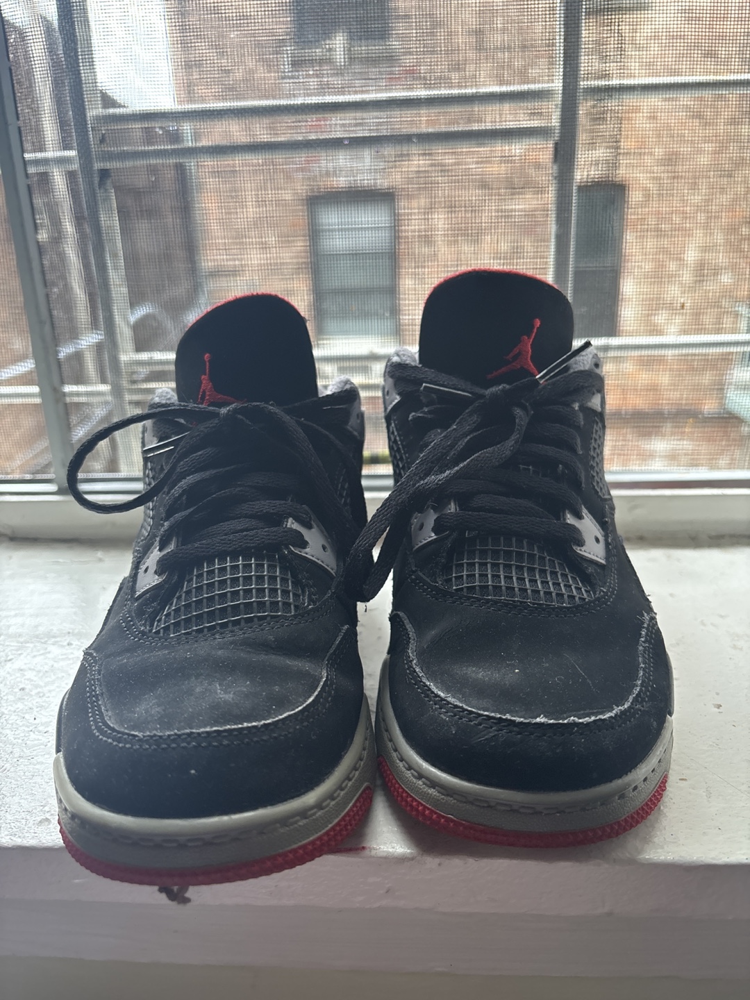 Air Jordan 4 Retro GS Black/Cement Grey