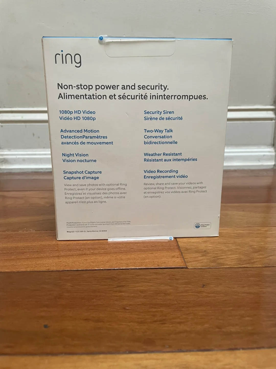 Ring Spotlight Cam Wired - Outdoor Security Camera image indicator(3)