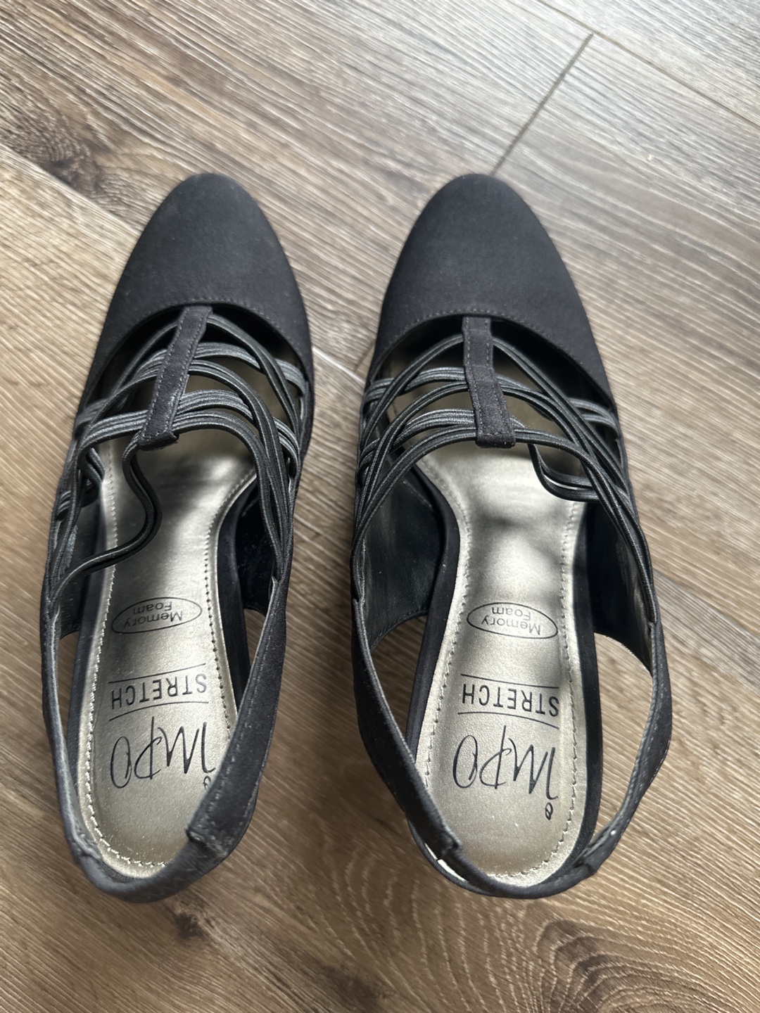 Women's Black Slingback Heels Size 7