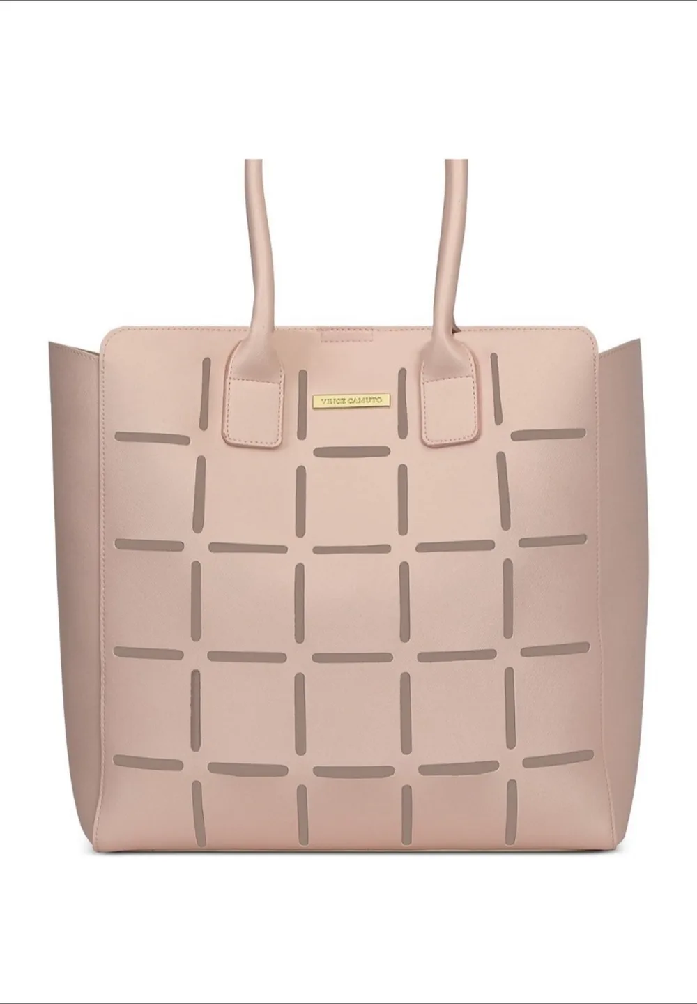 Vince Camuto Pink Cut-Out Tote Bag thumbnail