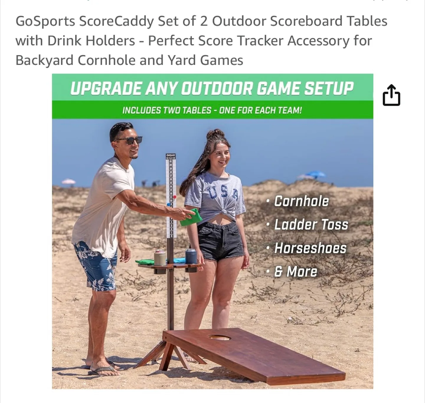 GoSports ScoreCaddy Set of 2 Outdoor Scoreboard Tables image indicator(2)