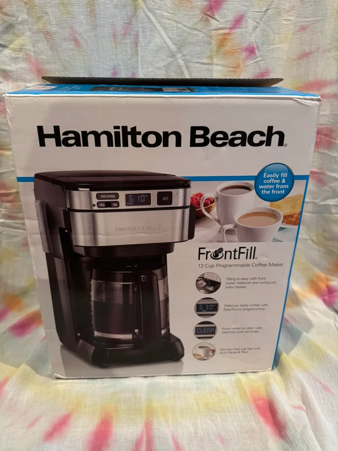 🧡Hamilton Beach 12-Cup Programmable Coffee Maker - FrontFill thumbnail